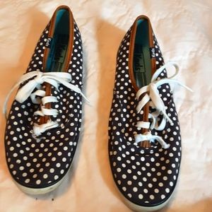 Keds  navy blue polka dot size 8.5 sneakers